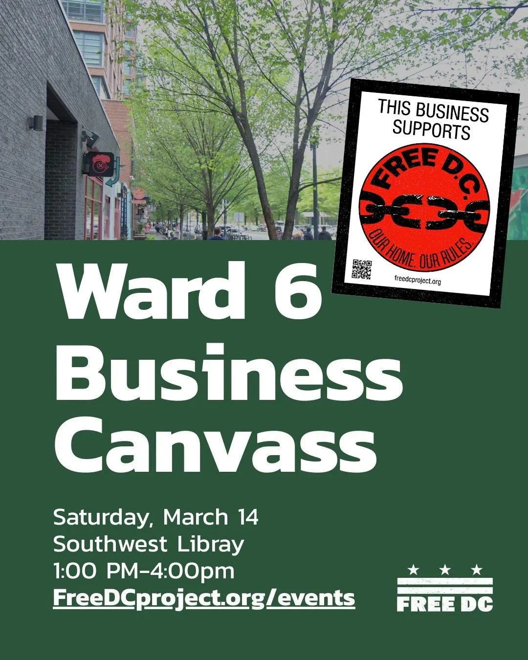 Local Business Canvassing at Southwest Waterfront