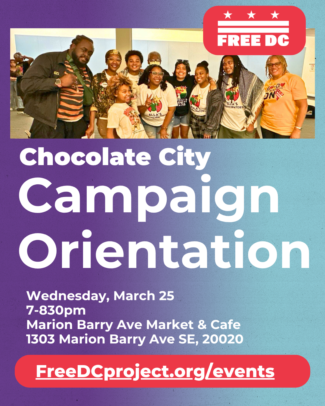 Chocolate City Campaign Orientation 