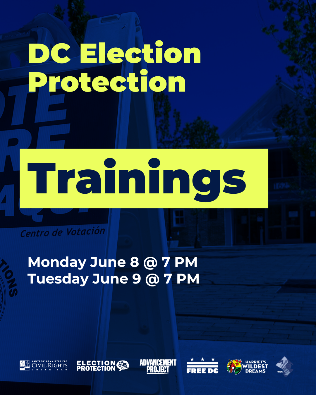 DC Election Protection Volunteer Training (Virtual)