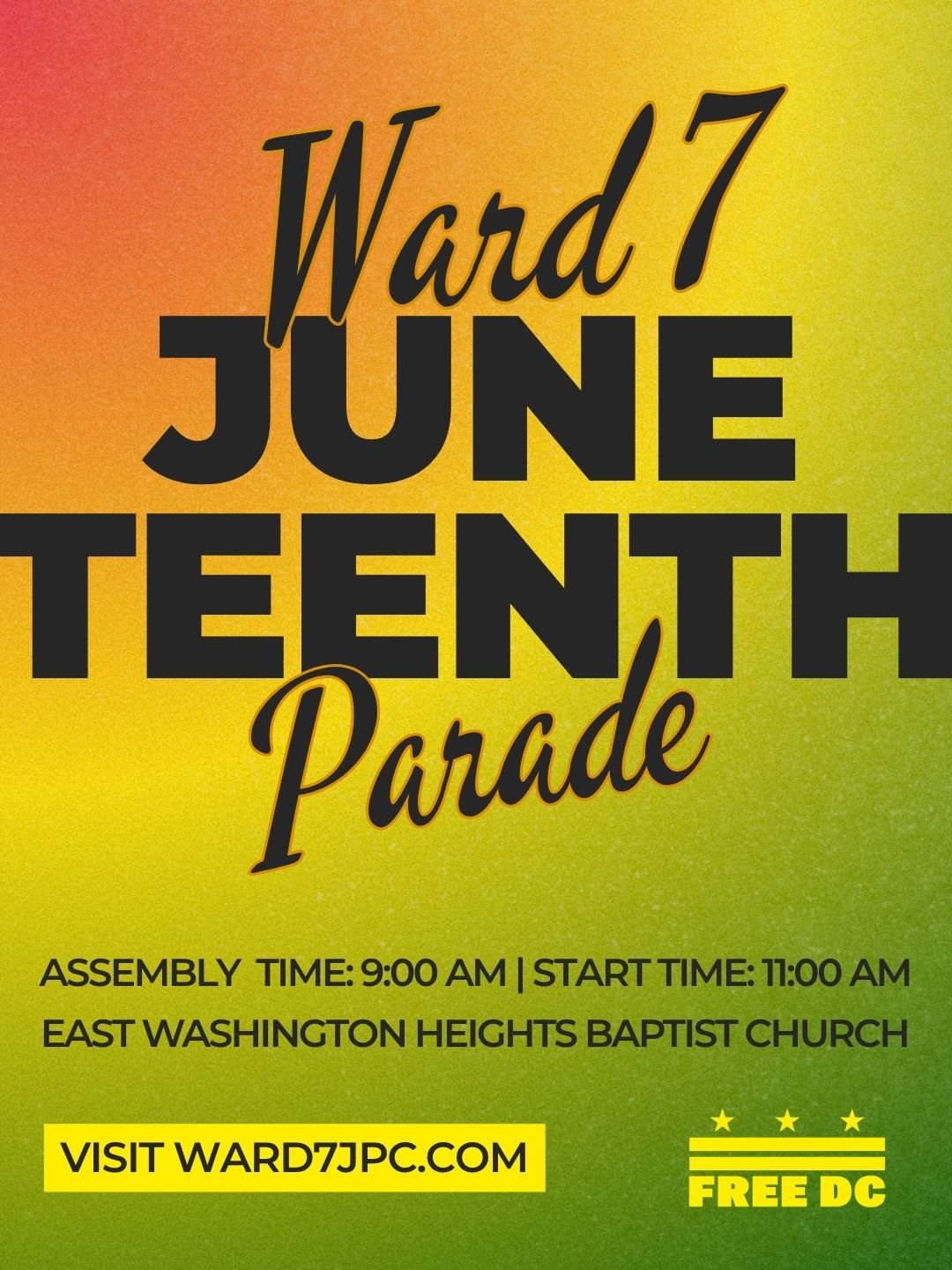 Ward 7 Juneteenth Parade 