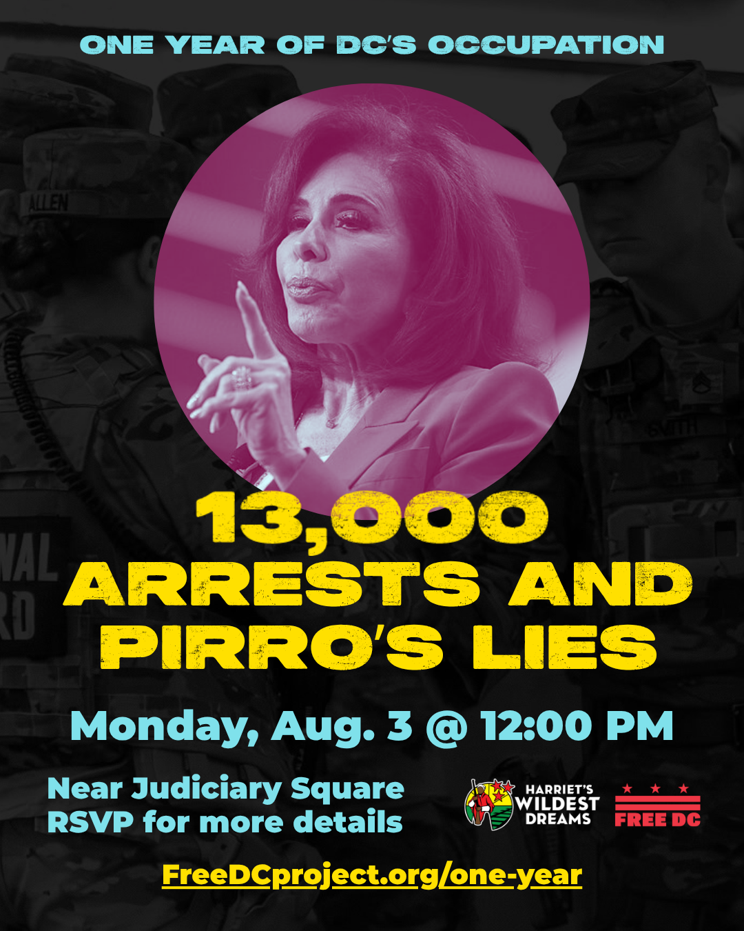 One Year of Occupation: 13,000 arrests + Pirro’s lies