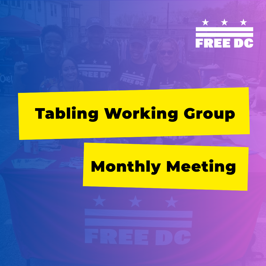 Tabling Working Group Monthly Meeting