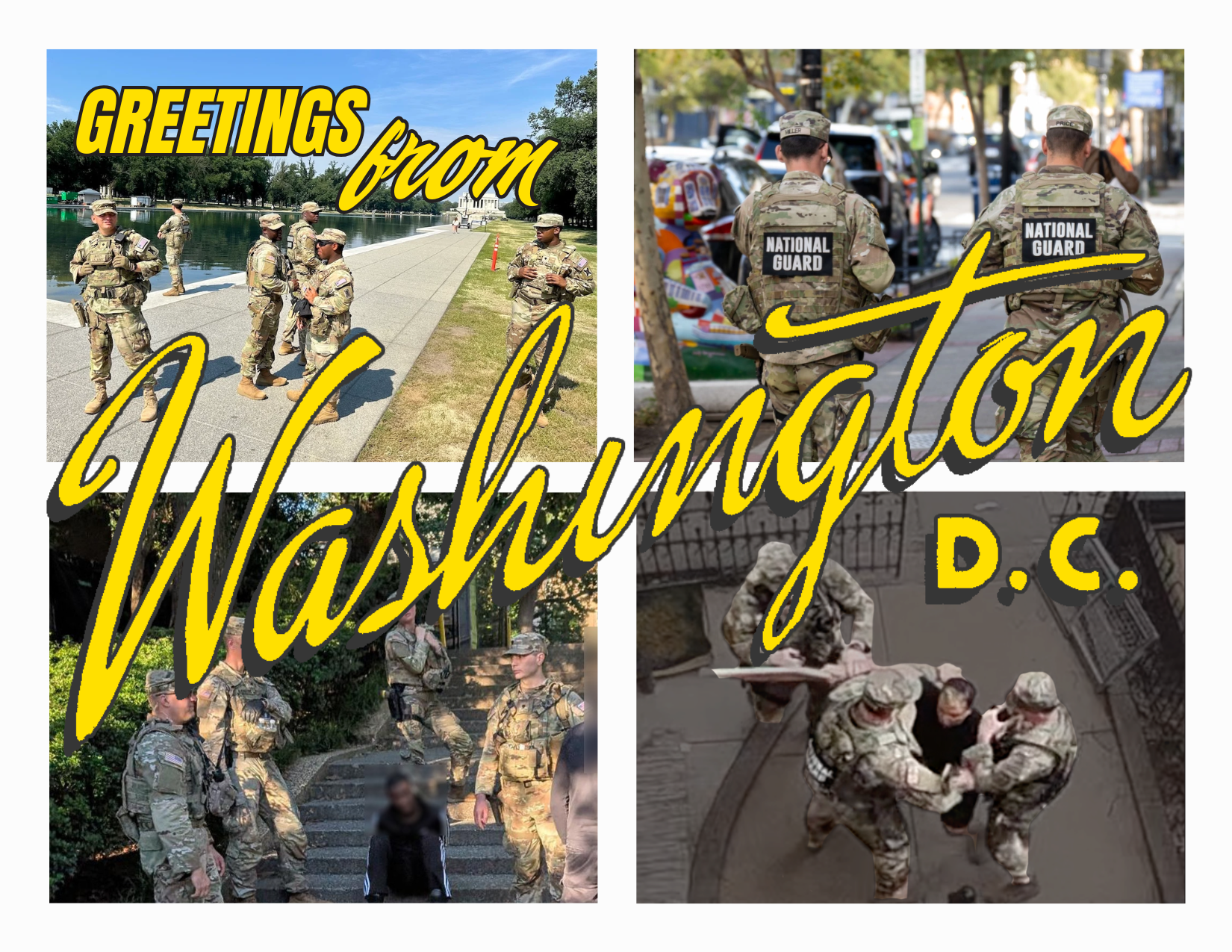 National Guard Out - Post Card Writing Social Hour