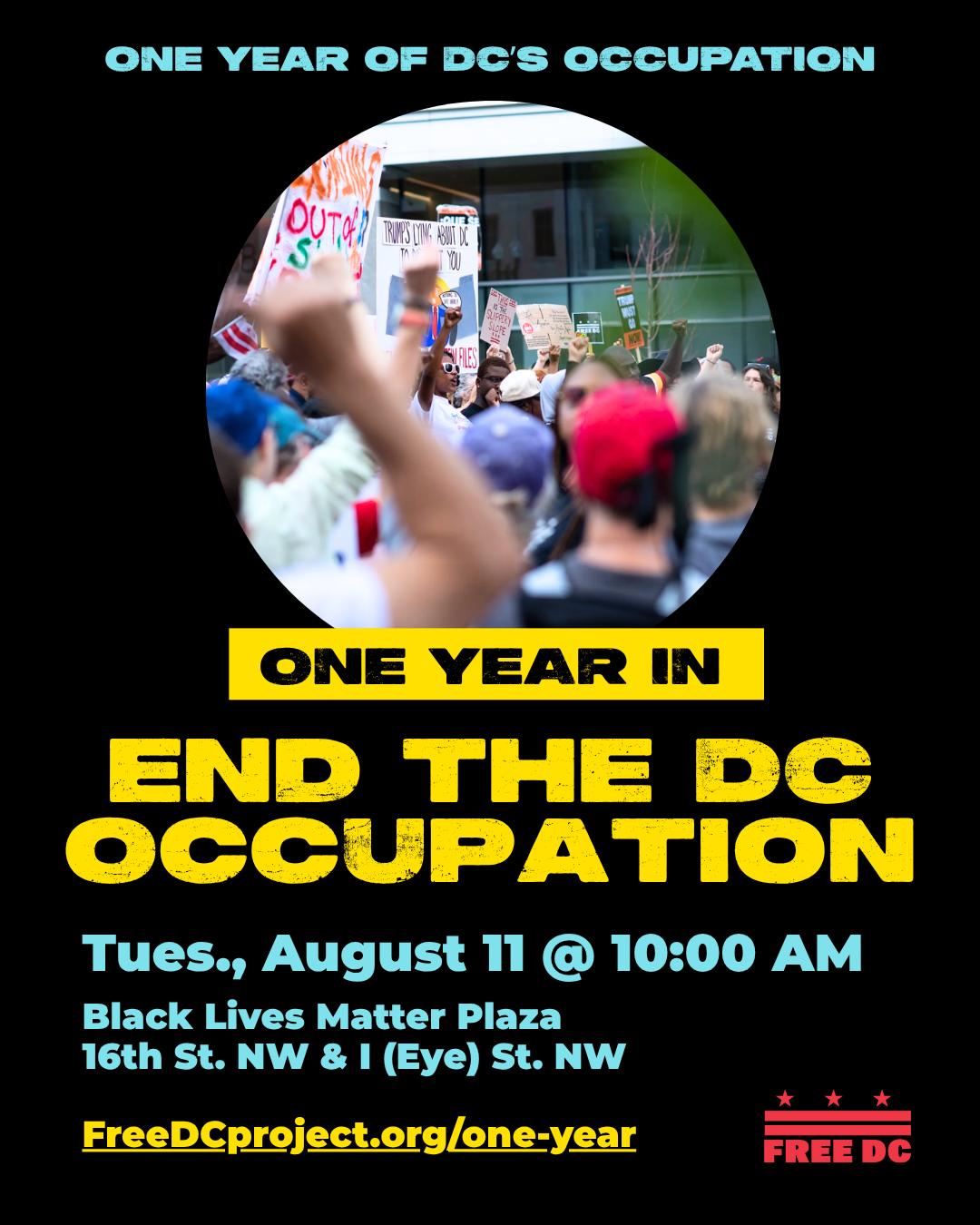 One Year In, End the DC Occupation