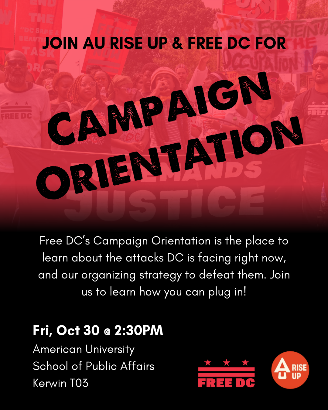 Campaign Orientation at American University