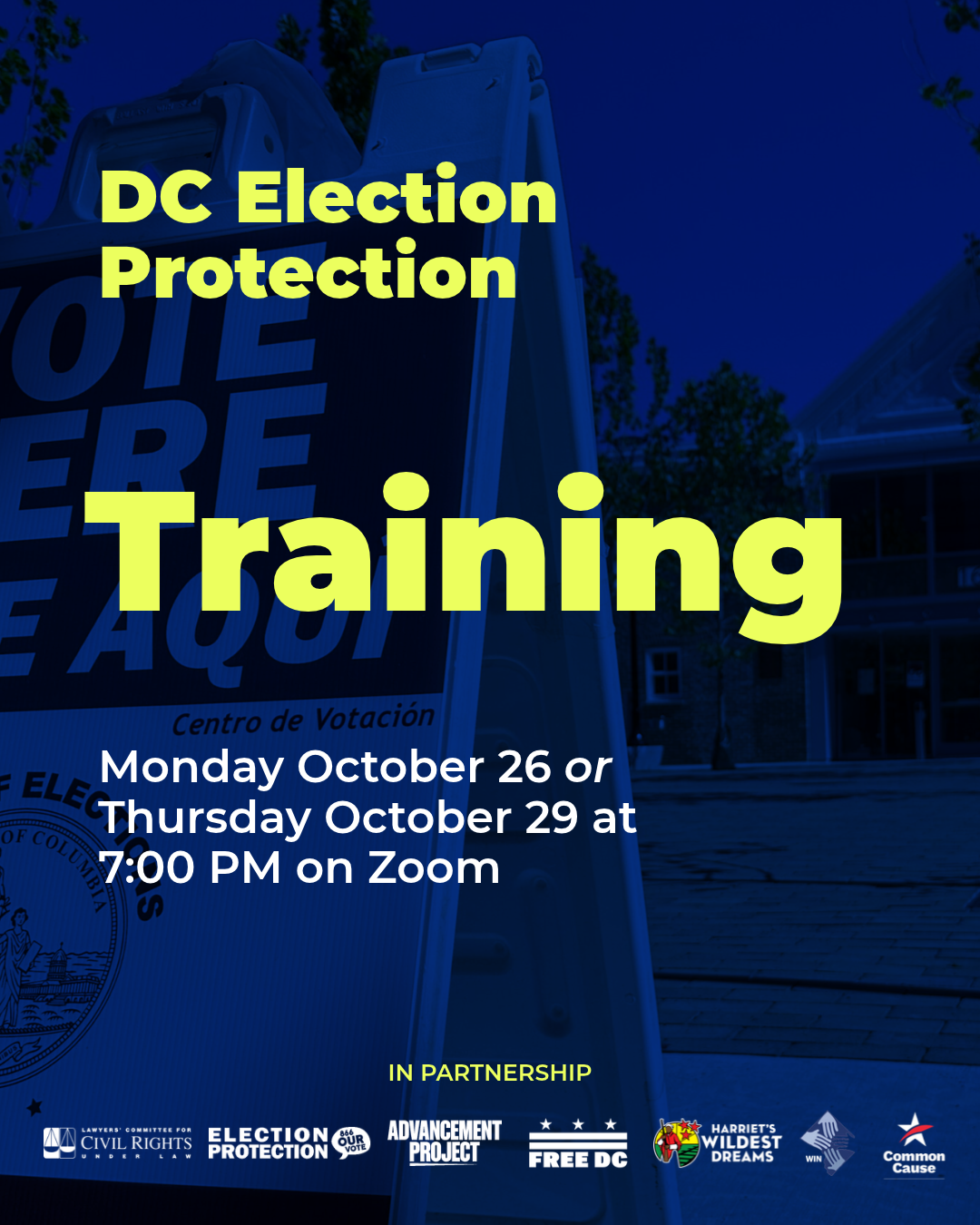 DC Election Protection Volunteer Training