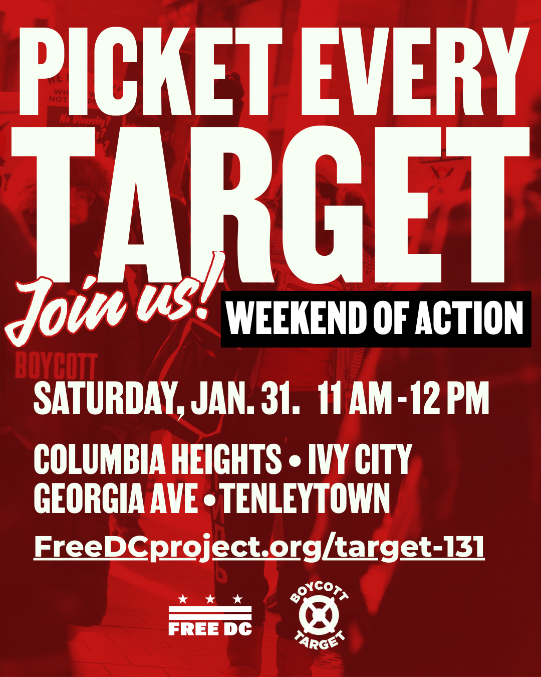 Picket Every Target Weekend of Action