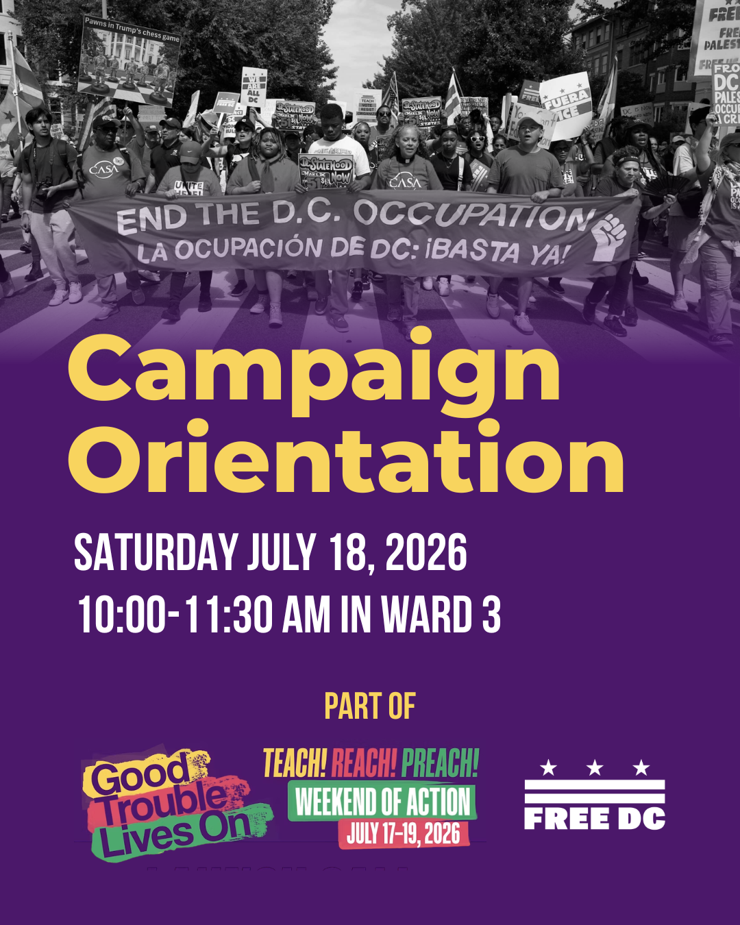 Campaign Orientation, "Good Trouble Lives On" Weekend of Action