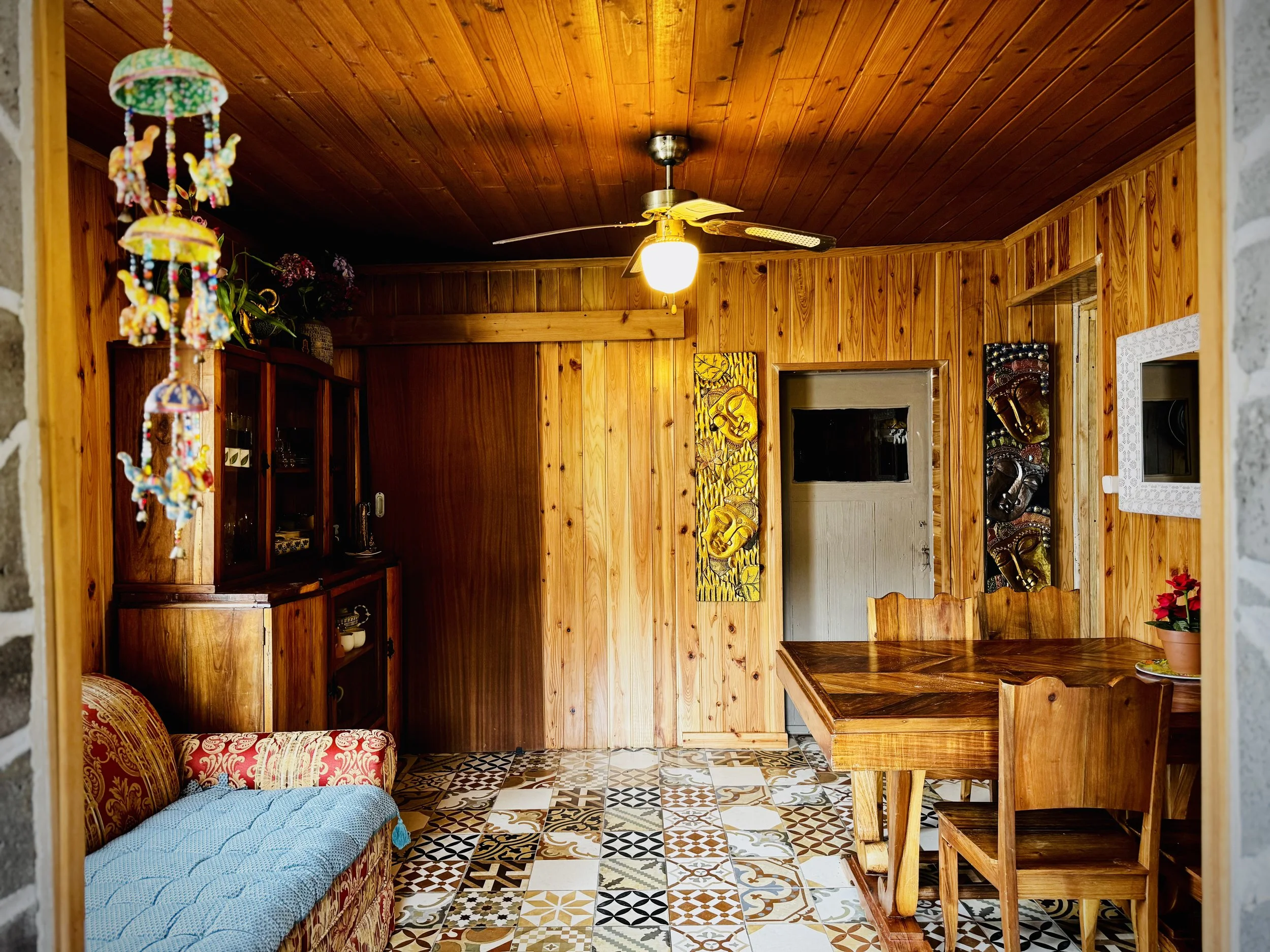 Living room: Crater's Artist Residency