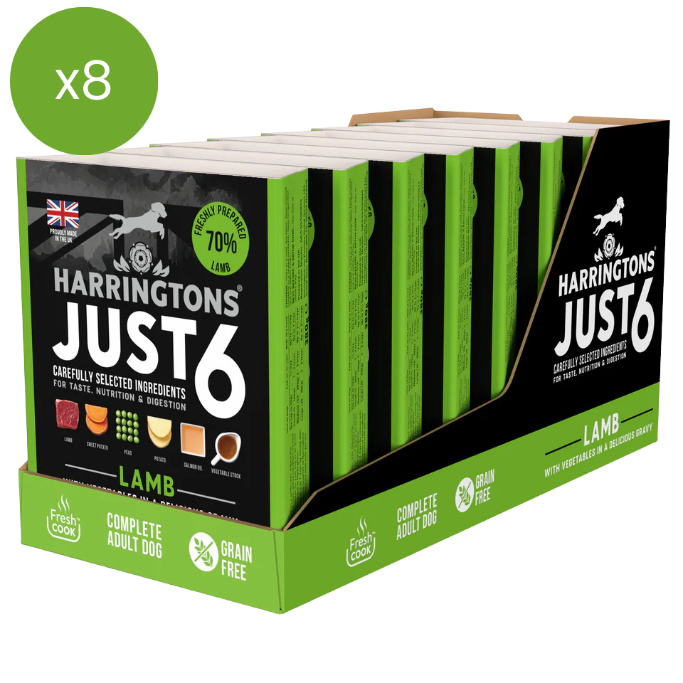 Harringtons Just 6 Lamb (380g) x8