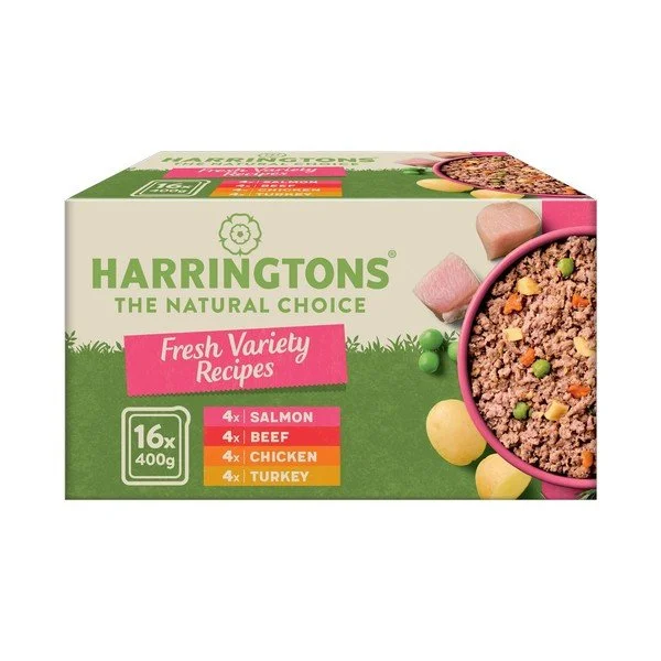 Harringtons Fresh Variety Recipes with Veg Adult Grain Free 400g x16