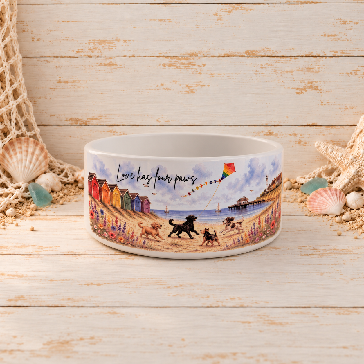 Love has four Paws Ceramic Bowl