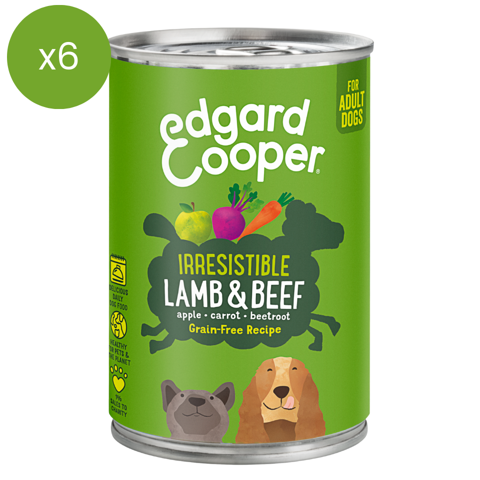 Edgard and Cooper Lamb & Beef (400g) x6