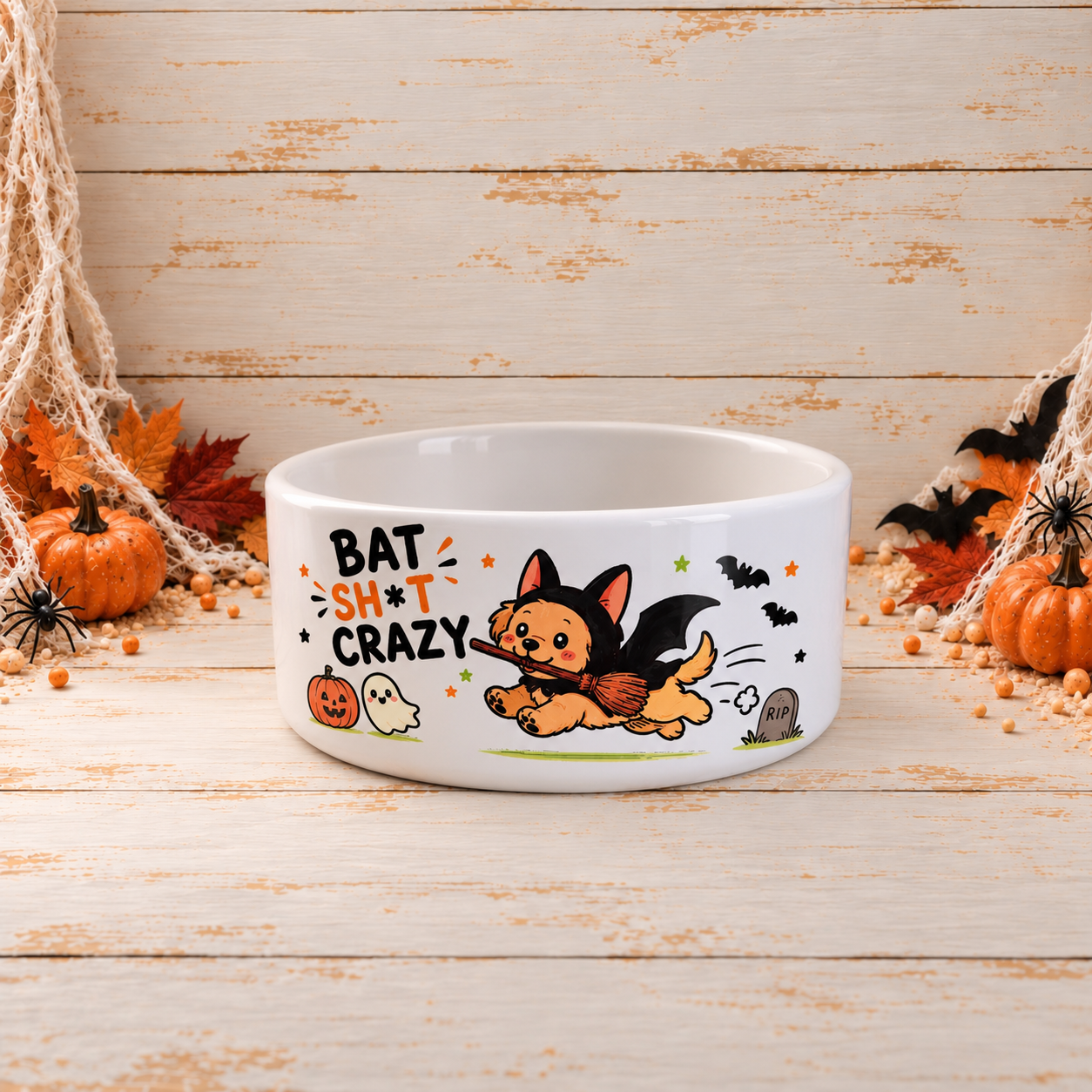 Bat Sh*t Crazy Ceramic Bowl