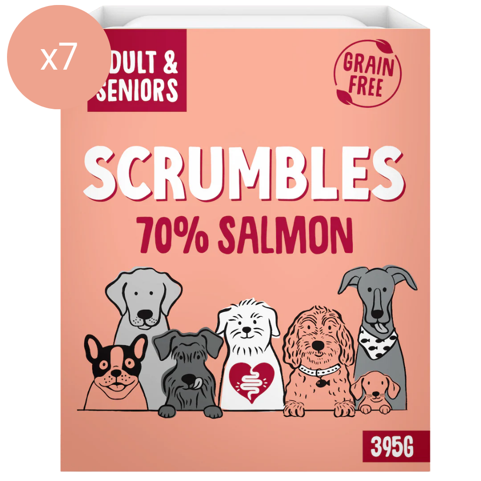 Scrumbles Salmon (395g) x7