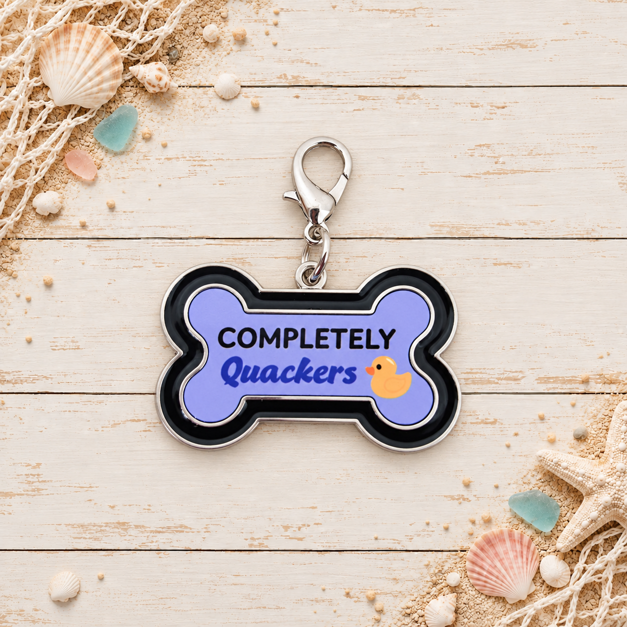 Completely Quackers Novelty Dog Tag