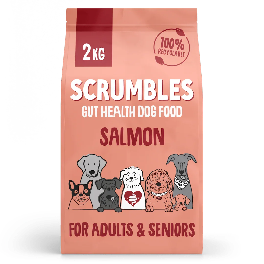 Scrumbles Dry Dog Food Adult Salmon 2kg