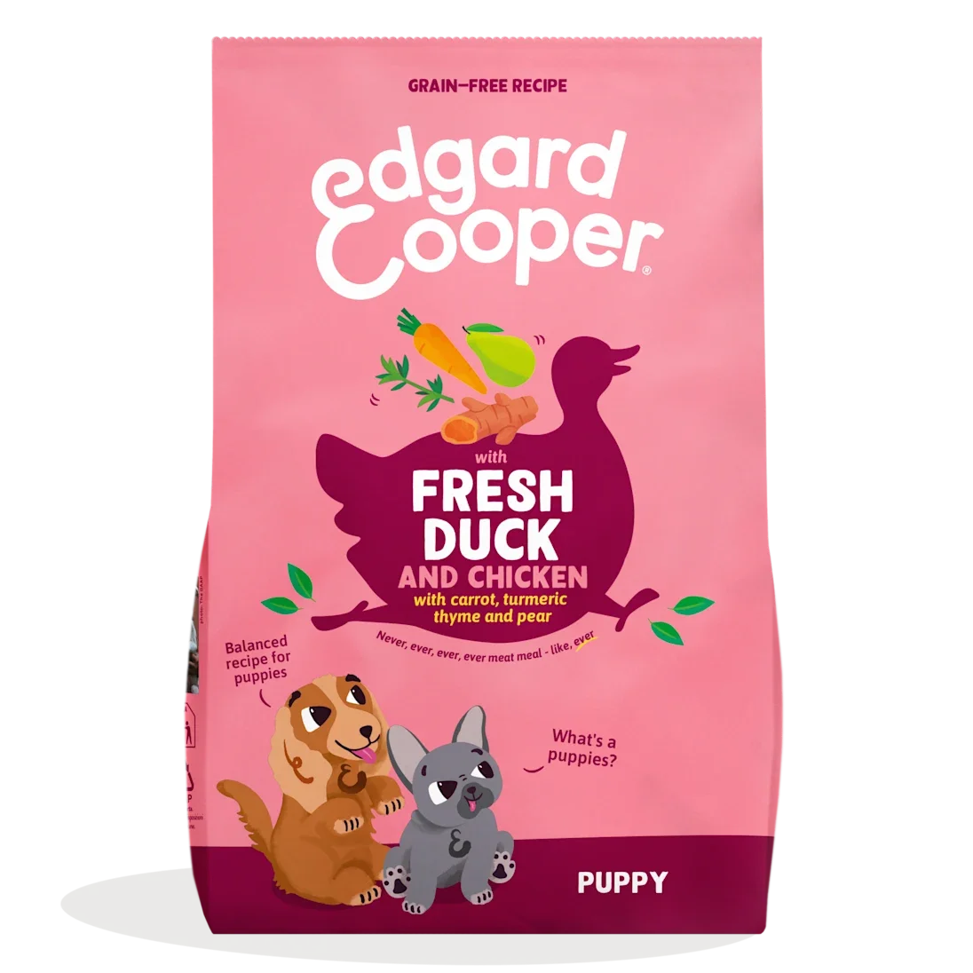 Edgard and Cooper Puppy Duck & Chicken