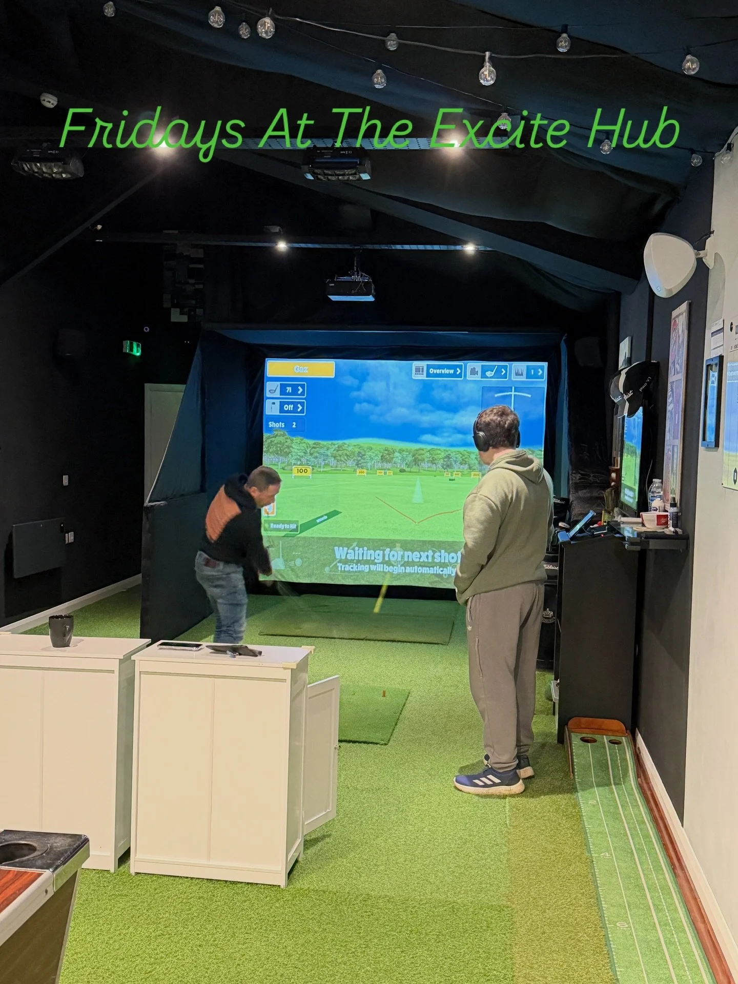 Another lovely day @theexcitehub with Archie and Duncan! 

#theexcitehublittlehallingbury #friday #venuehire #golfsimulator #gamesroom