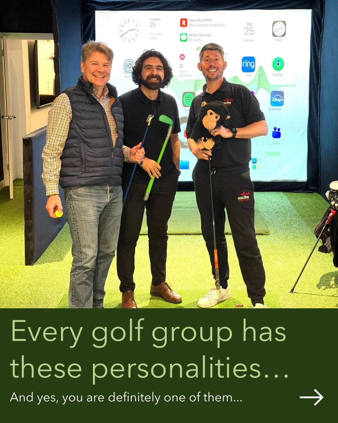 Every group has one. Or four 😅

At The Excite Hub, we see it every week. The competitive one tracking every shot. The natural who swears it was luck. The &ldquo;it&rsquo;s just for fun&rdquo; one who absolutely wants to win.

That&rsquo;s what makes