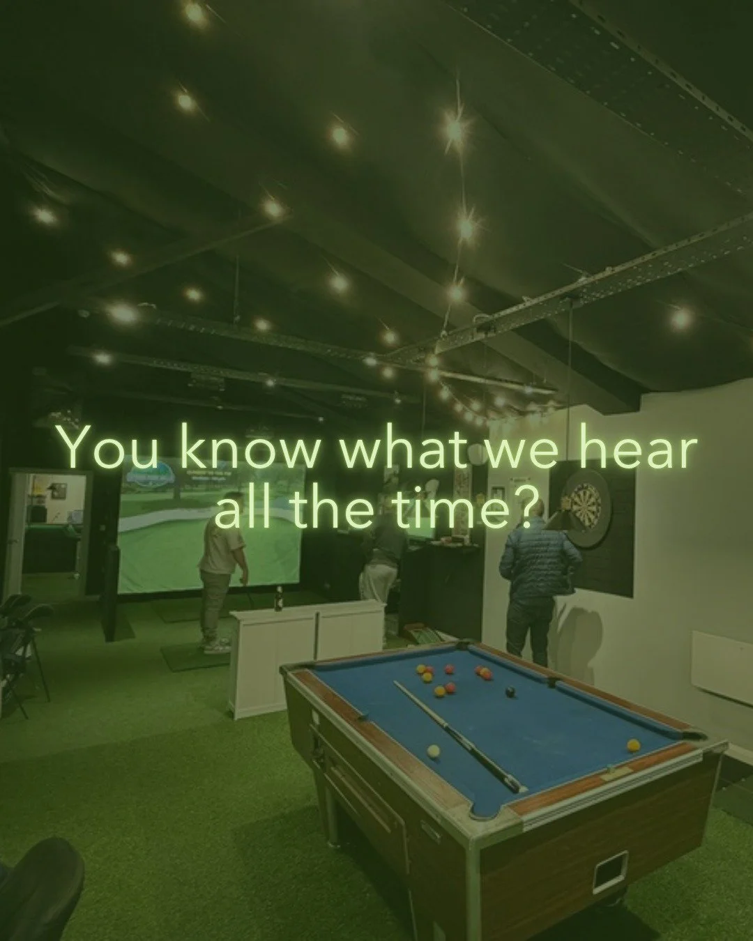 You know what shows up with every new customer at The Excite Hub? 'We should've done this ages ago.'

People love the private space (no strangers watching you miss). Beginners love that we actually mean it when we say you don't need experience. Corpo