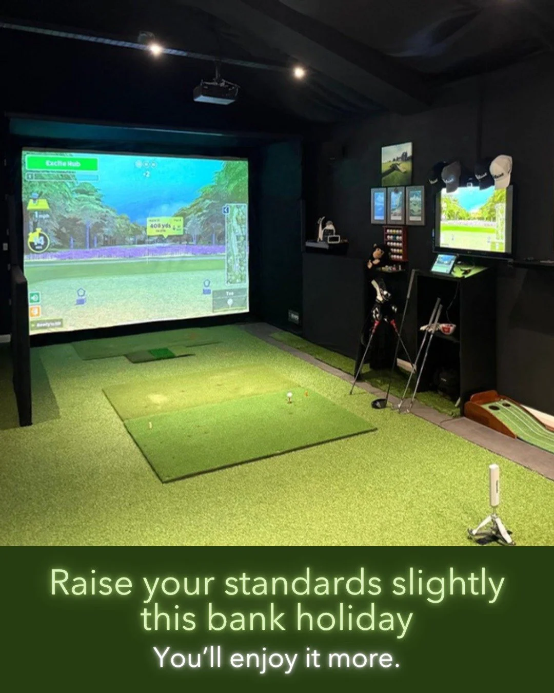 Bank holiday Monday sorted? Or still in the 'we should do something' phase?

We've got availability on May 4th. Private space. Indoor golf, pool, darts. Bring your own food. Drinks package for when you arrive. Zero strangers.

It's the kind of plan e
