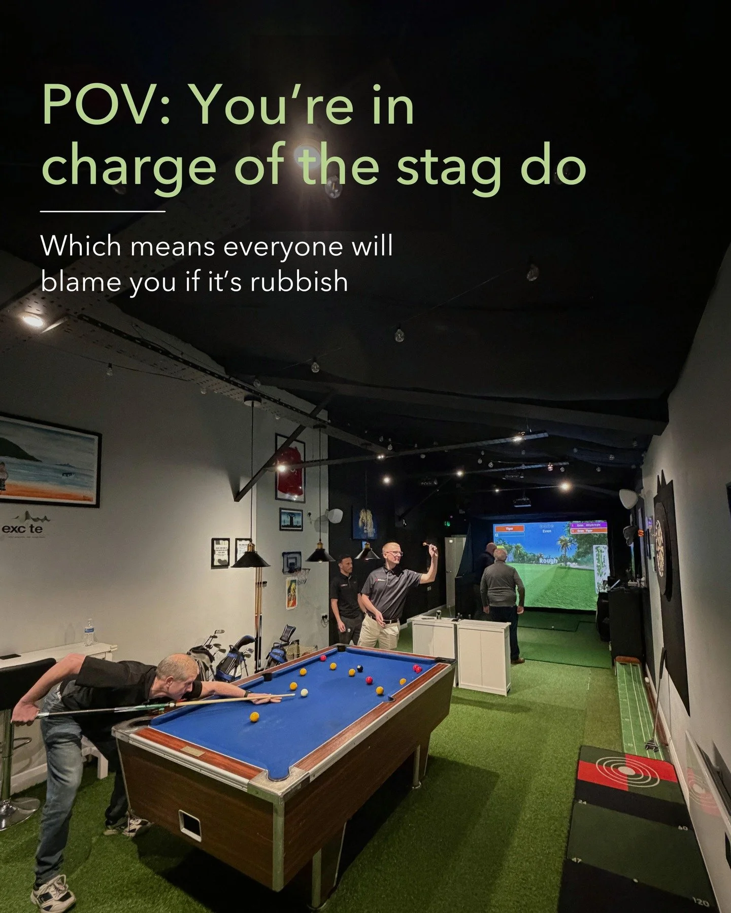 Stag do coming up and you've been put in charge of the activity?

No pressure. But also: don't book a go-kart track that's 45 minutes away and costs a fortune, a trip to Ibiza where you lose the best man, or a pub crawl that falls apart by 7pm.

The 