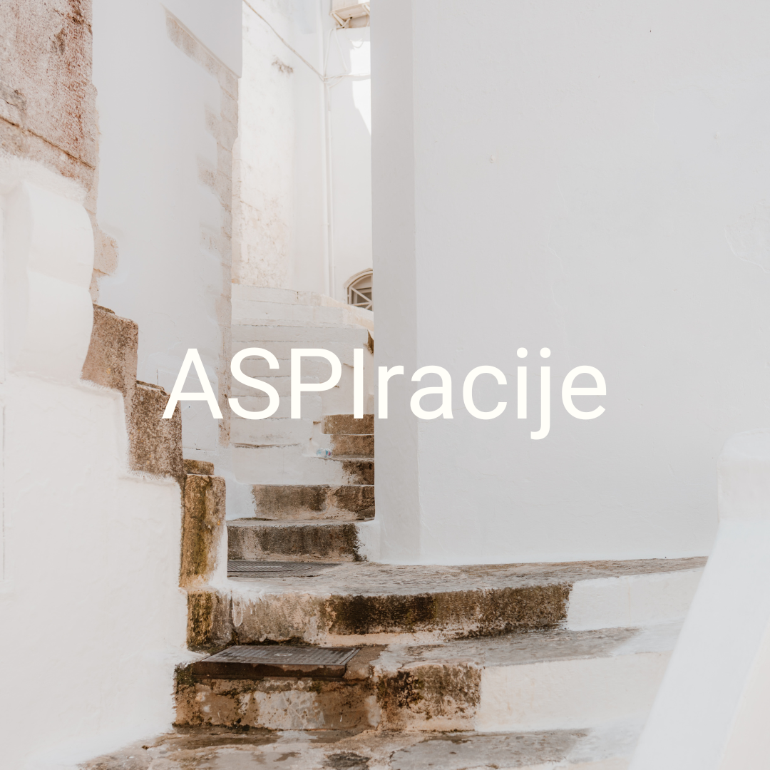 ASPIracije - spekter vsebin, ki jih pod domače imenujemo tudi hobi