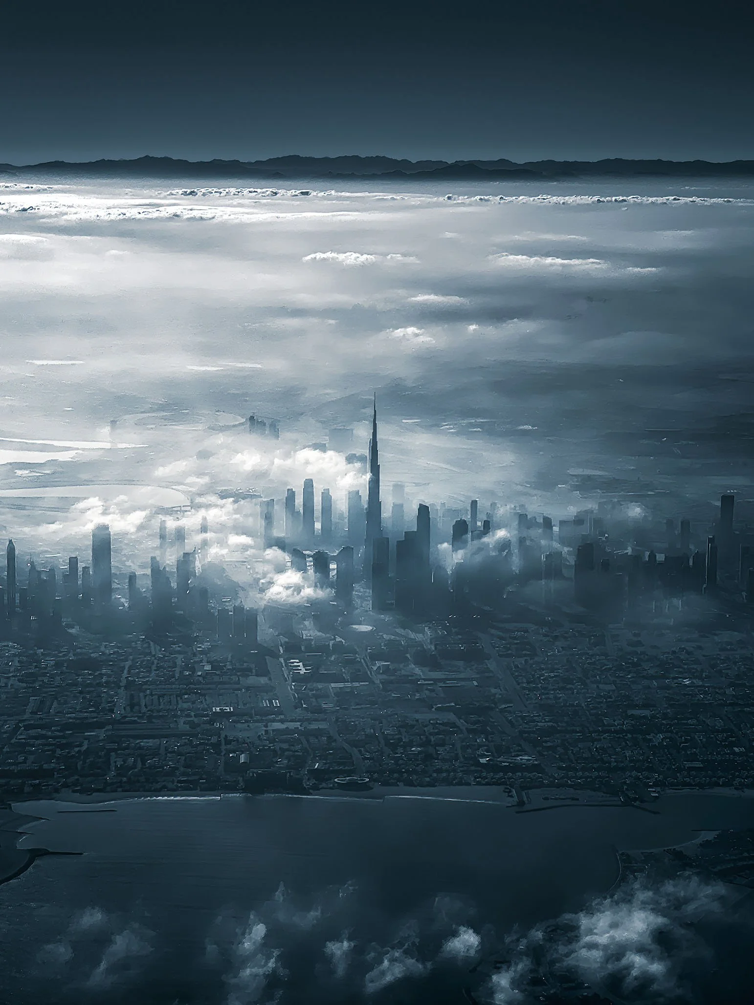 rare-dubai-skyline-mountains-aerial-photo-dubai-sarab-Ahmad-Alnaji.jpg