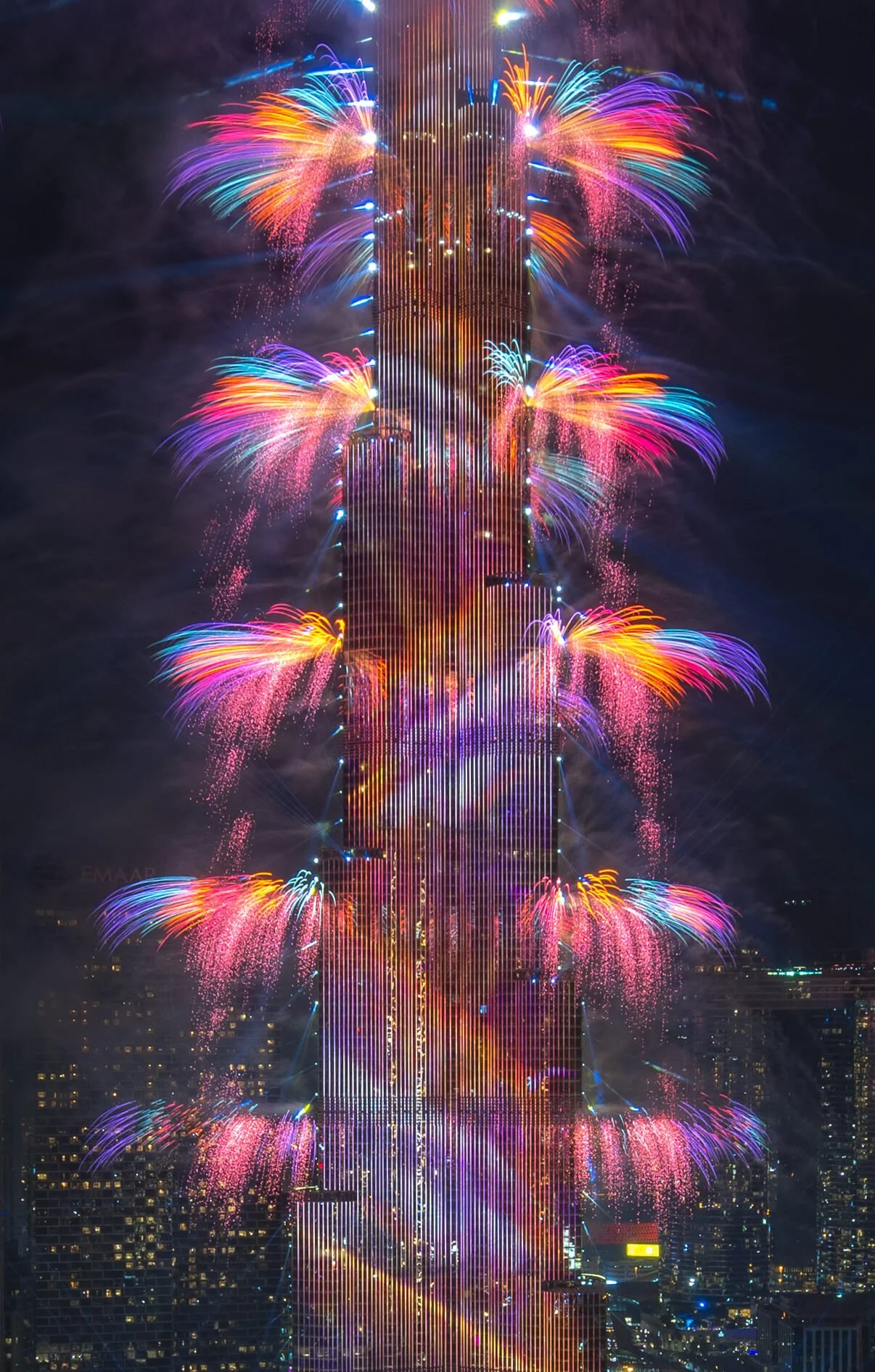 Burj Khalifa Fireworks Display