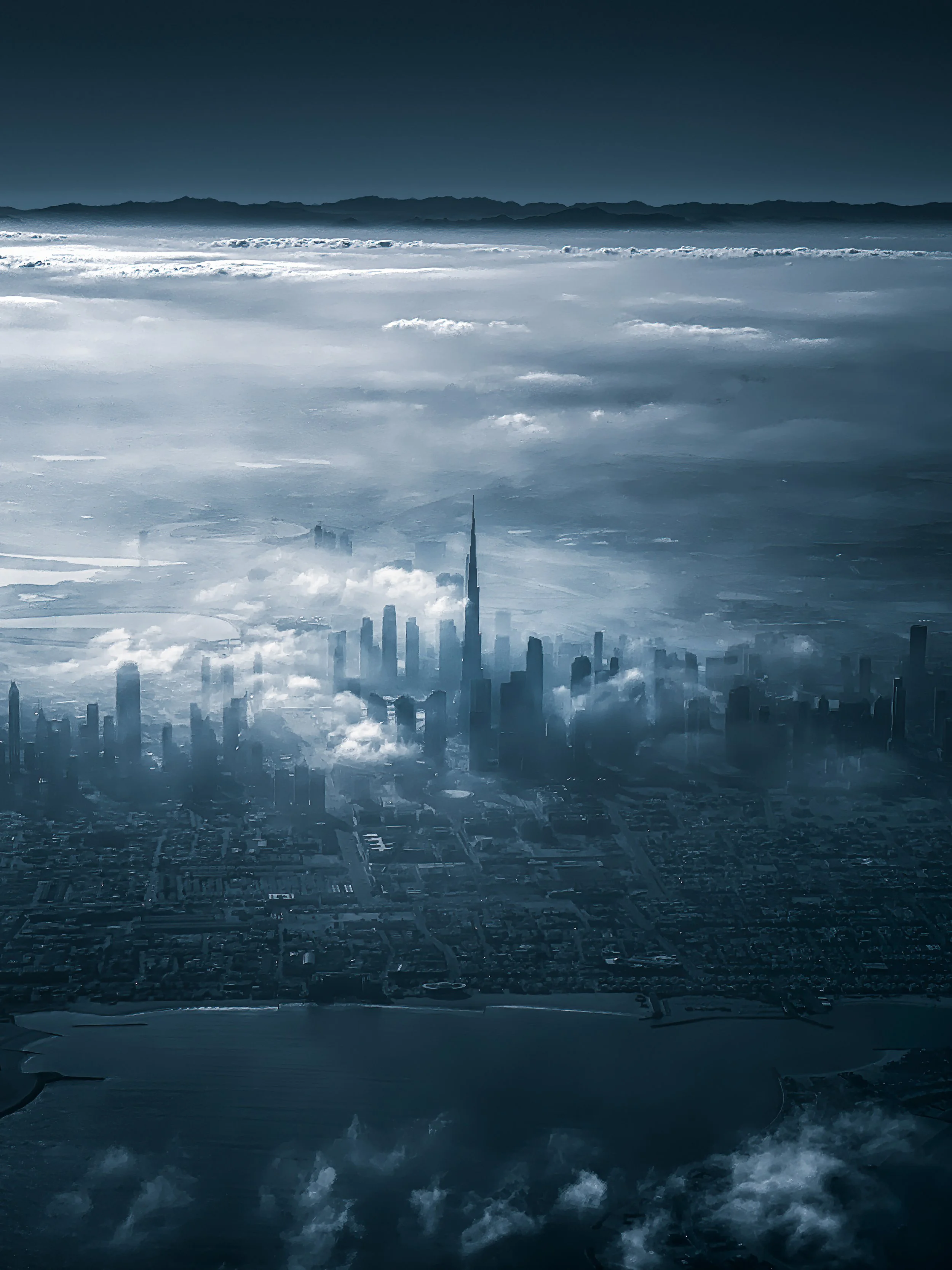 rare-dubai-skyline-mountains-aerial-photo-dubai-sarab-Ahmad-Alnaji.jpg