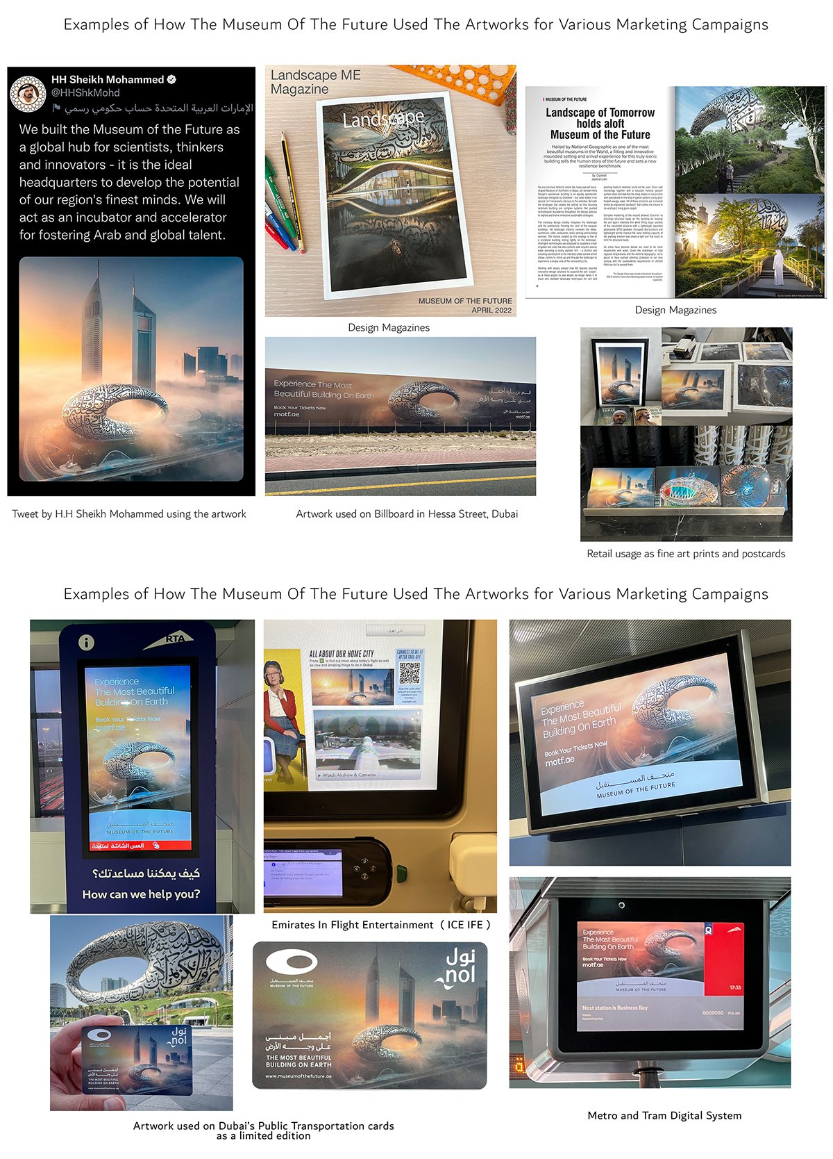 museum of the future photography production by ahamd alnaji and sarab