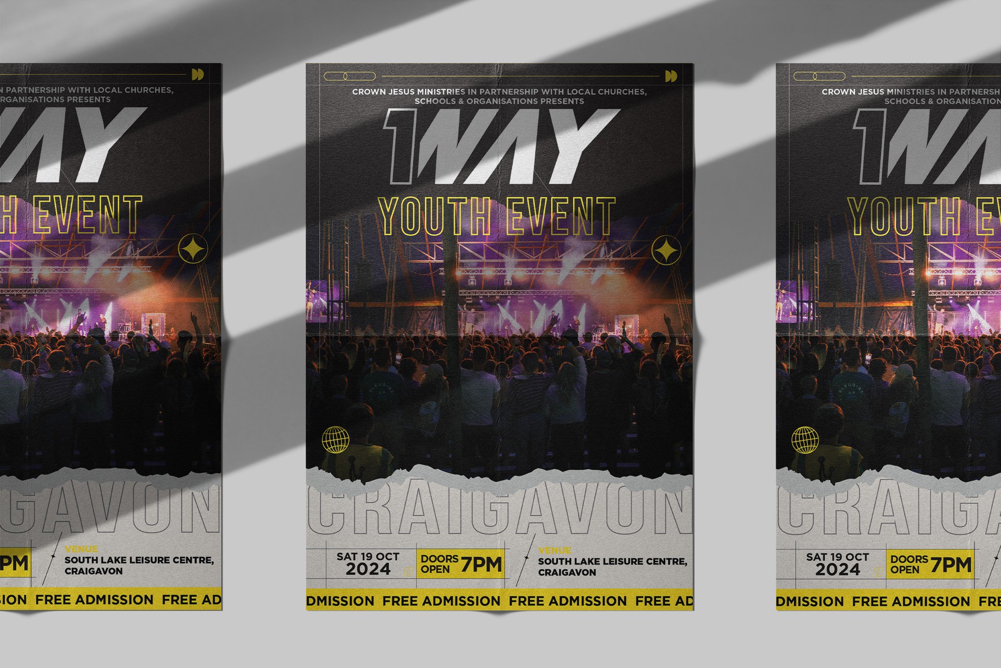 branded flyers for Christian event