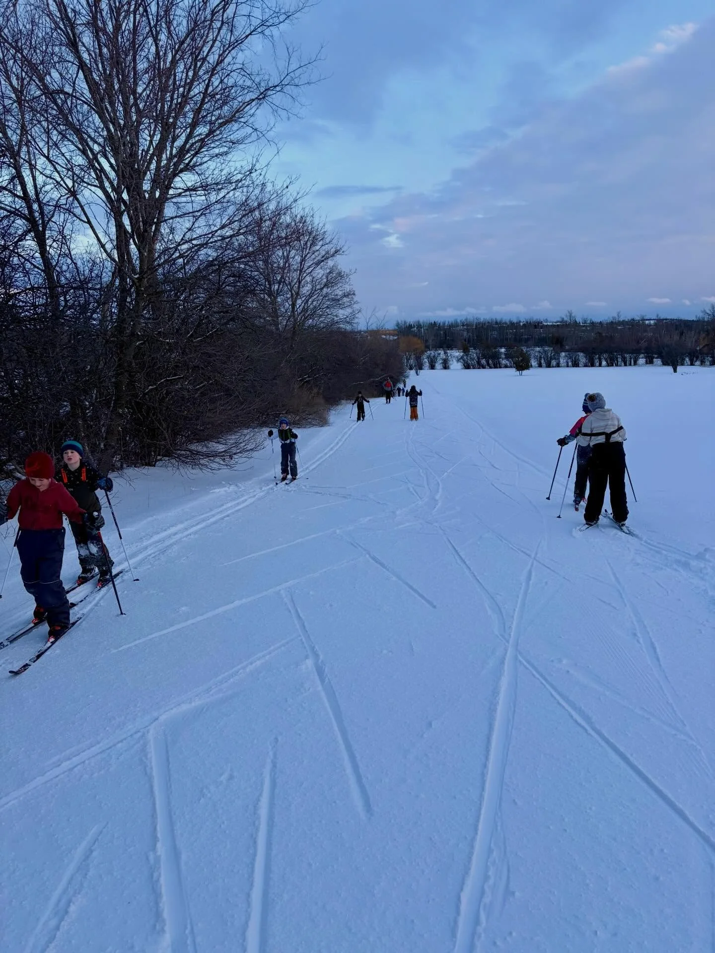 Freshly groomed for the Scout troop out tonight. Still plenty of winter left if you want to get your group out. We can accommodate up to 80 skiers, 40 kids and 40 adults, come on out!