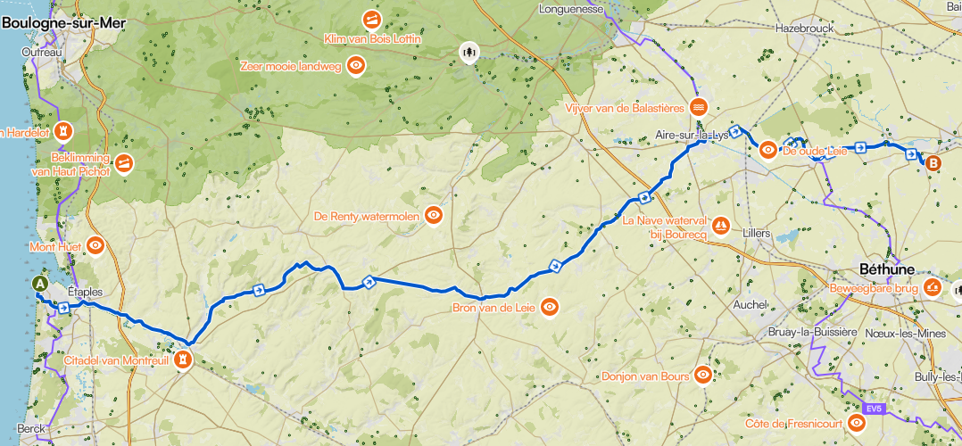 Etappe 4a Touquet-> Lestrem