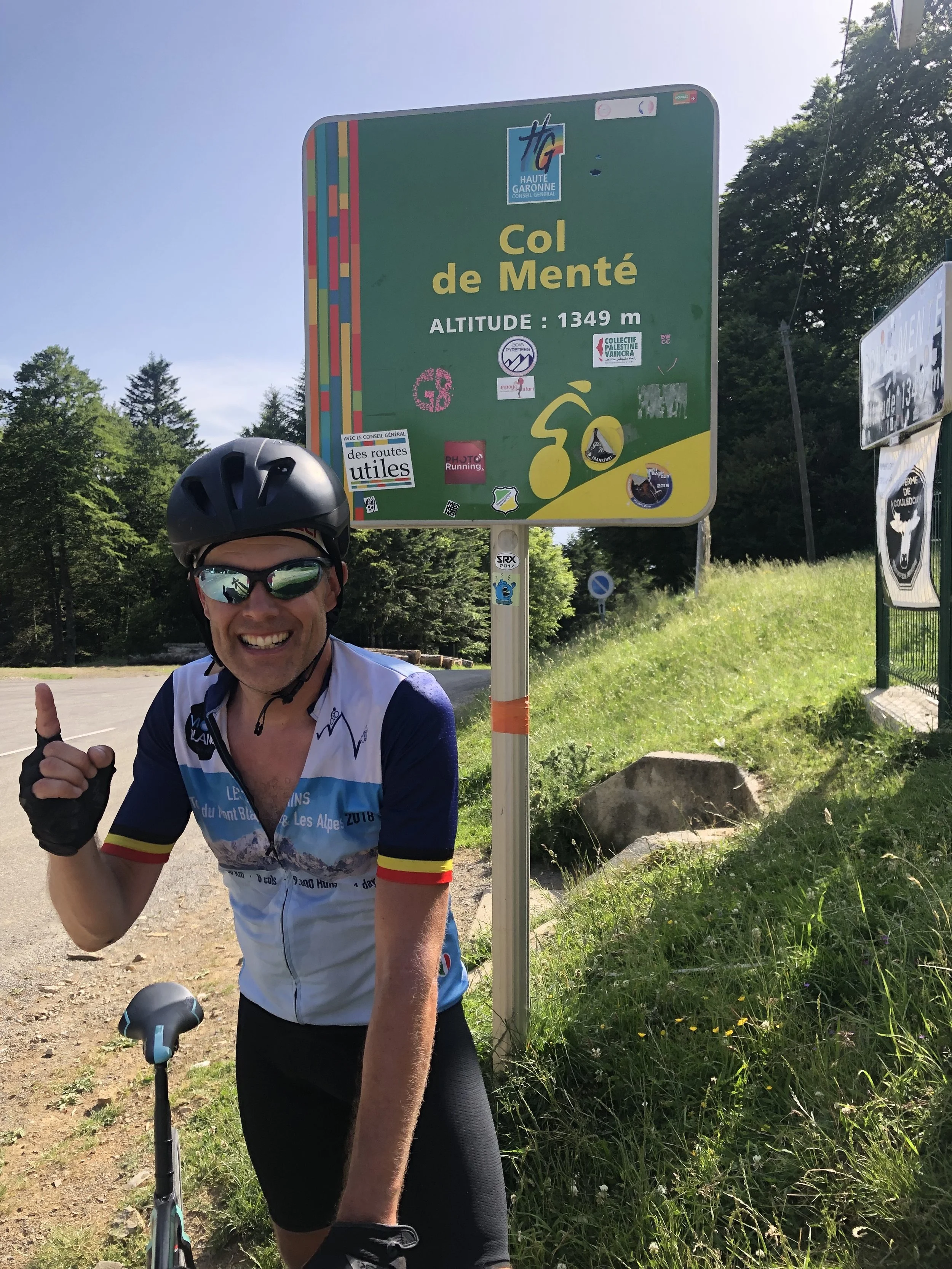 Alain Peleman Coduvelo op Col de Mente
