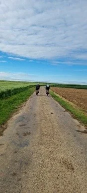 Coduvelo tocht België-HauteSavoie wijdse velden