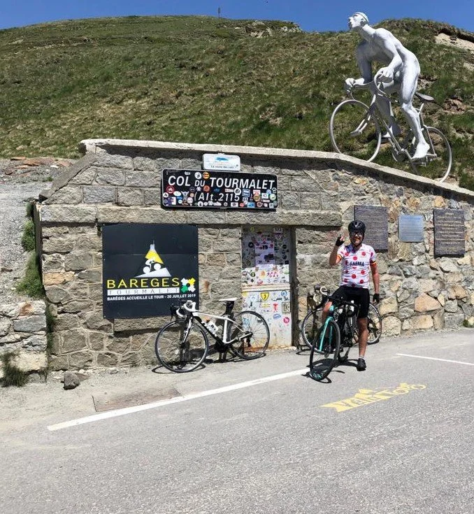 Alain Peleman Coduvelo op de Tourmalet