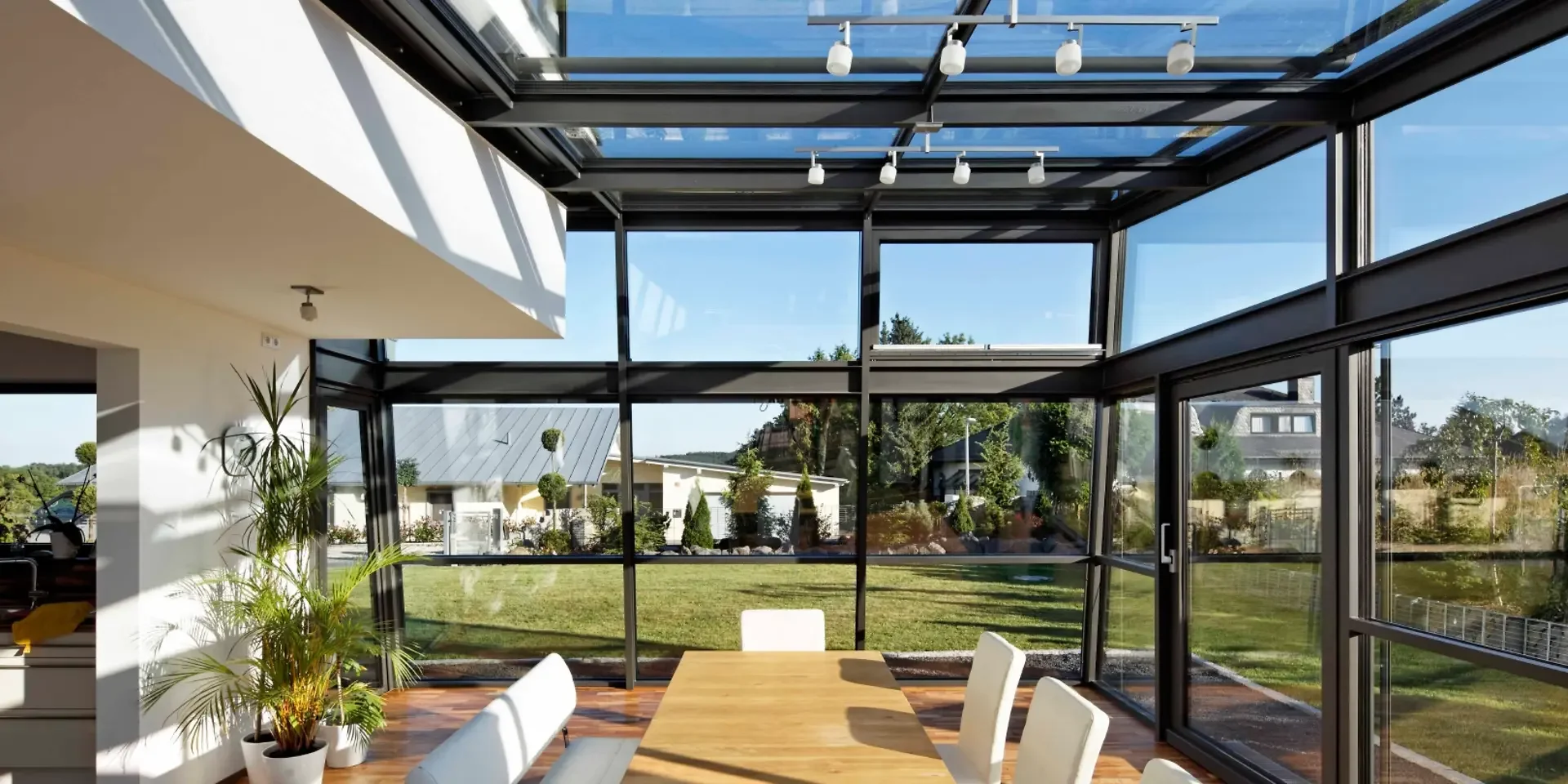 Schüco Wintergarten am Wohnhaus