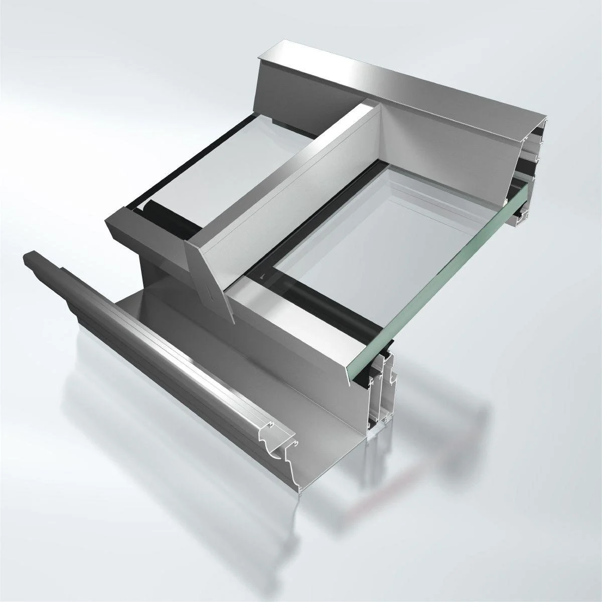 Schüco Systemschnitt Detail 2