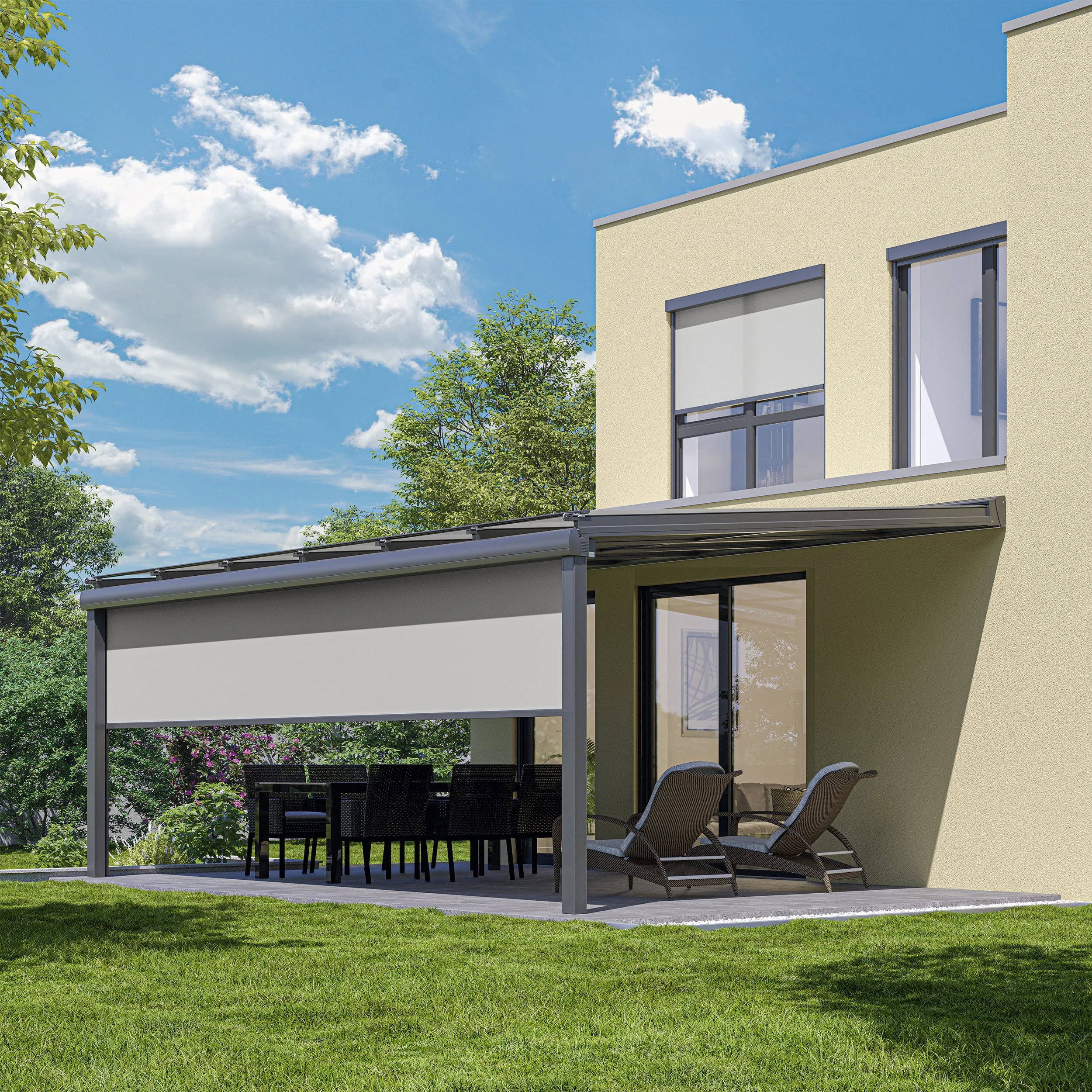 Senkrecht ZIP-Markise