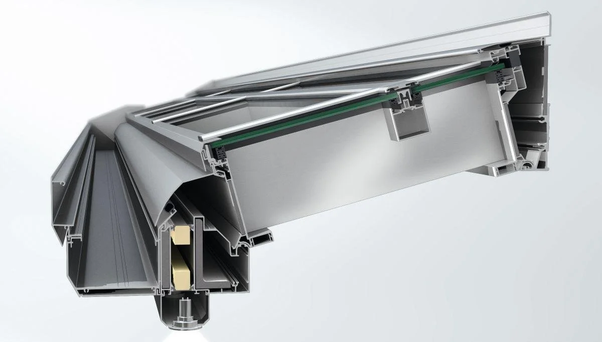 Schüco Systemschnitt Detail 1