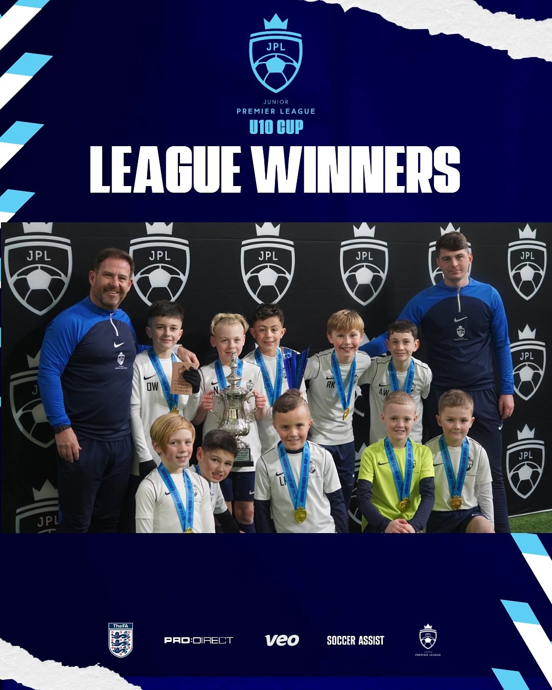 🙌 Congratulations to our JPL 2024/25 Winter Finals U10 Cup winners, Mid Somerset RTC!

#JPL #Winners #Tournament #WinterFinal #JuniorPremierLeague #SGP #StGeorgesPark #England #Champions