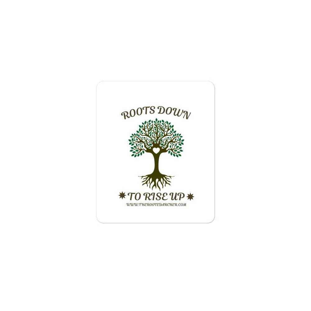 Roots Down Sticker