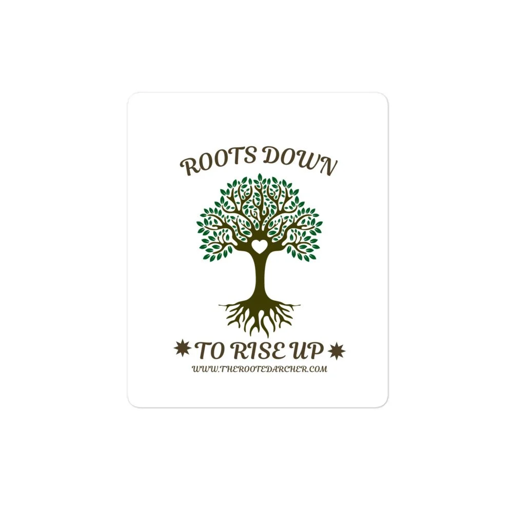 Roots Down Sticker