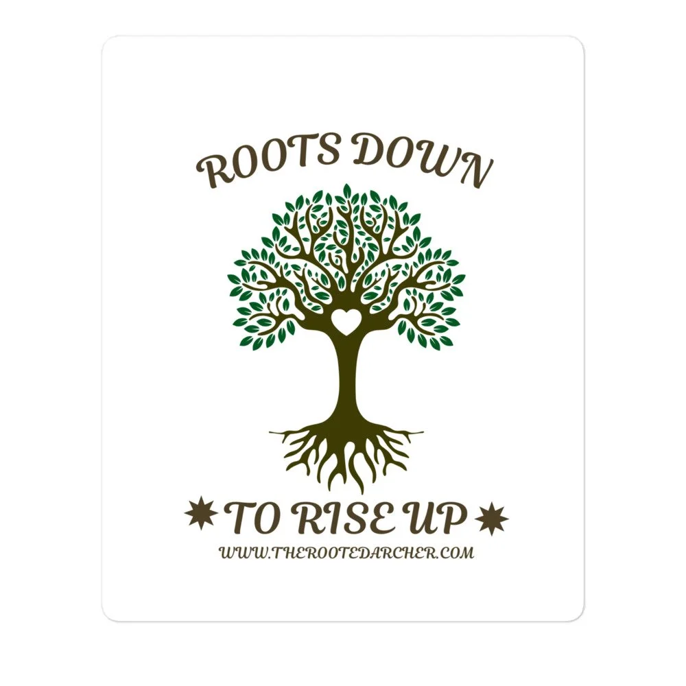 Roots Down Sticker