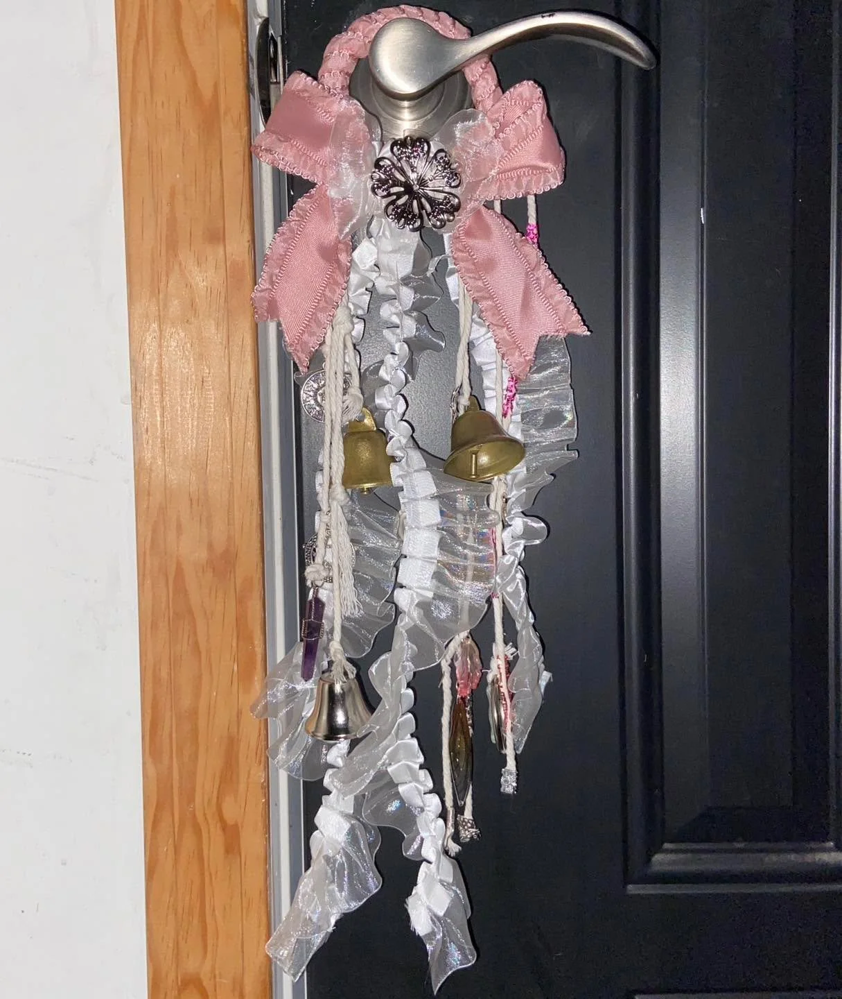 One of our newest home decor options: Witch bells!

Provide protection from as soon as you walk through your door. These bells have been used for hundreds of years, ranging from those using them as an alarm for danger to using the ring of bells to wa