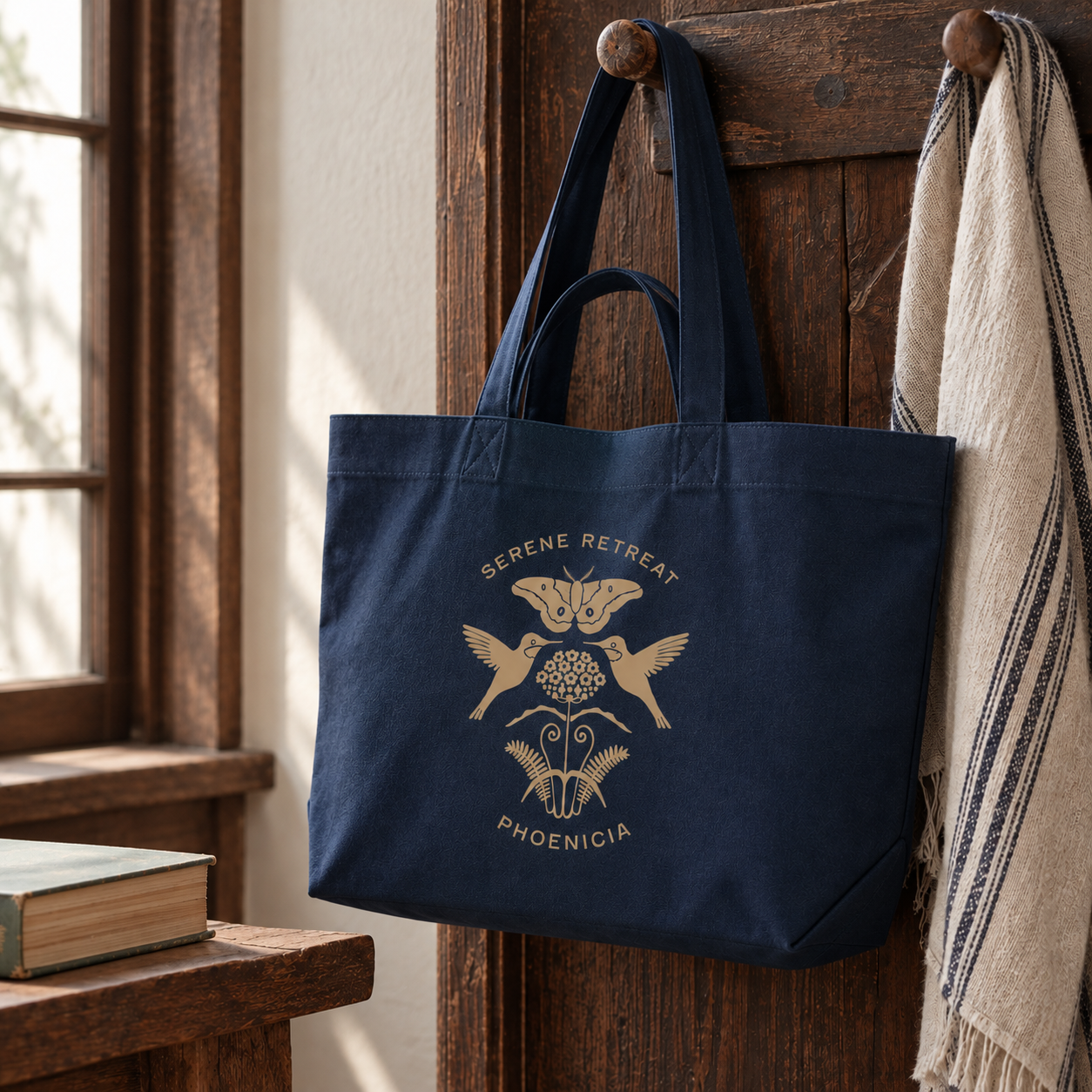 Serene Retreat Navy Tote Entryway.png