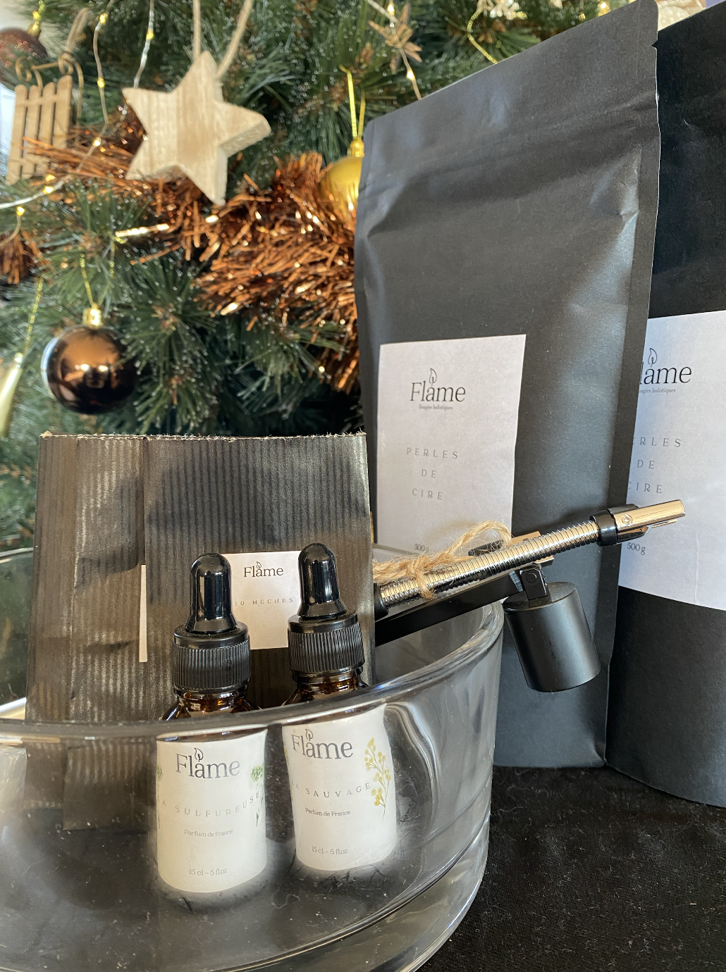 La Perlée et sa coupe en verre