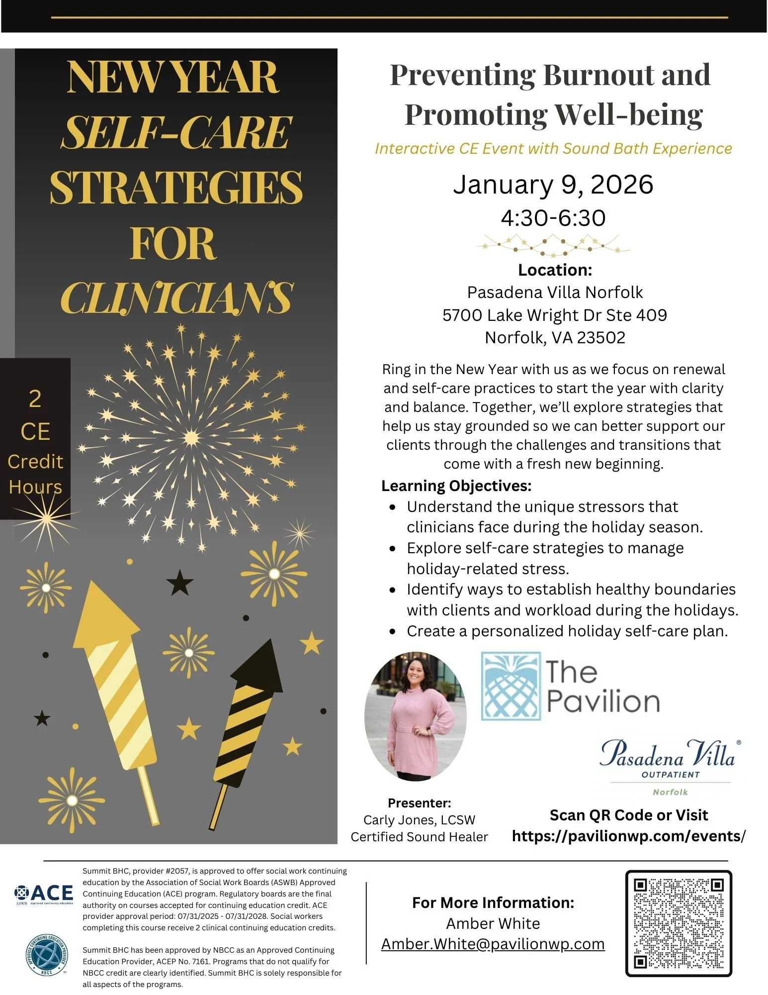 New Year Clinician Self Care + Sound Bath